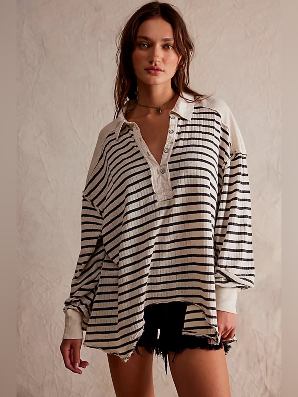 FREE PEOPLE We the free Striped Long sleeve